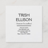 Visitekaartje minimalistische aangepaste Sjabloon (Voorkant)