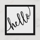 Visitekaartje minimalistische aangepaste Sjabloon  (Achterkant)