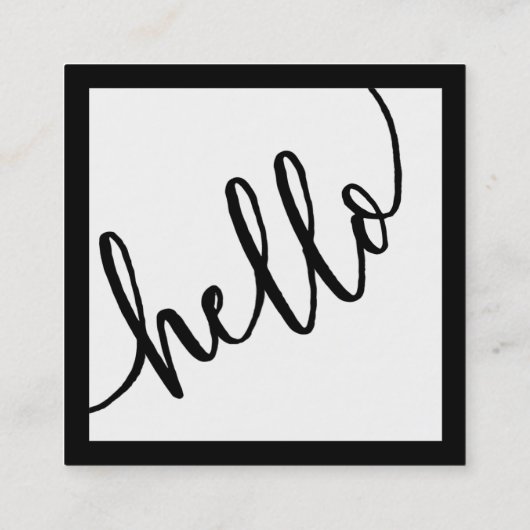 Visitekaartje minimalistische aangepaste Sjabloon  (Achterkant)