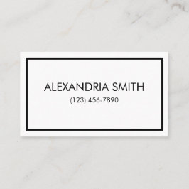 Visitekaartje Minimalistische hoofdsteden