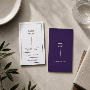 Visitekaartje Minimalistische Persoonlijke Merk