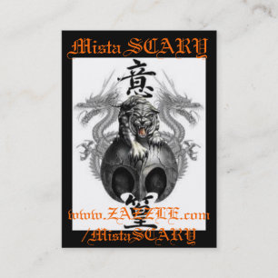 Visitekaartje Mista SCARY Tiger & Dragons Profile