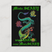 Visitekaartje Mista SCARY Tiger & Dragons Profile (Achterkant)
