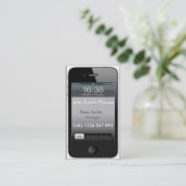 Visitekaartje mobiele telefoon (Staand voorkant)