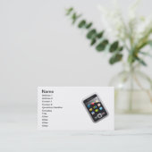 Visitekaartje mobiele telefoon (Staand voorkant)