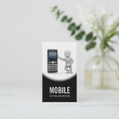 Visitekaartje mobiele telefoon (Staand voorkant)