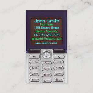Visitekaartje mobiele telefoon