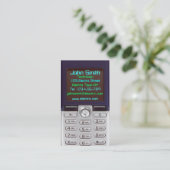 Visitekaartje mobiele telefoon (Staand voorkant)