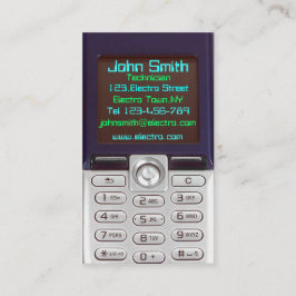 Visitekaartje mobiele telefoon