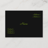 Visitekaartje Mode mannen (Achterkant)