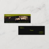 Visitekaartje Mode mannen (Voorkant / Achterkant)