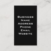 Visitekaartje Mode ontwerp (Achterkant)