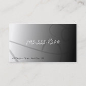 visitekaartje - Mode Ontwerper - Fancy wervelkolom (Achterkant)