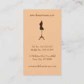 Visitekaartje mode Stijllijst (Achterkant)