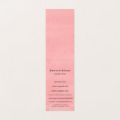 Visitekaartje Mode vrouw model coördinator (Binnenkant ongevouwen)