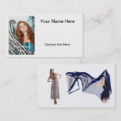 Visitekaartje modelhoofdopname (Voorkant / Achterkant)