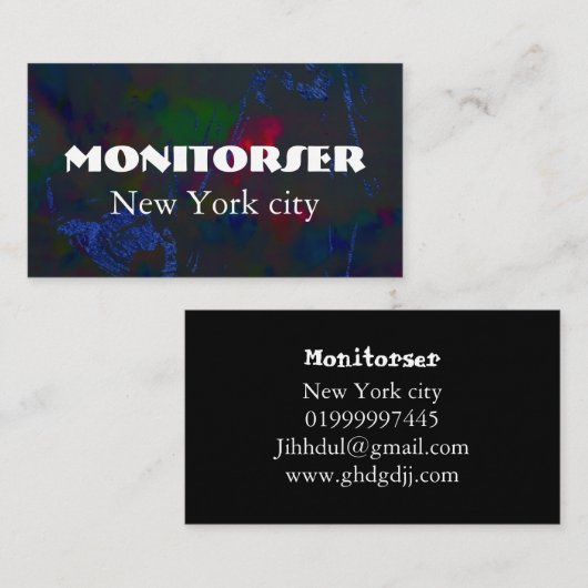 Visitekaartje | Modern (Voorkant / Achterkant)