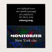  Visitekaartje | Modern (Buitenkant ongevouwen)