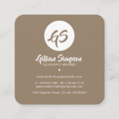 Visitekaartje  modern ventilatorpatroon (Voorkant)