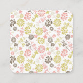 Visitekaartje  modern ventilatorpatroon (Achterkant)