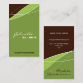 VISITEKAARTJE:: moderne elegantie 10 Visitekaartje (Voorkant / Achterkant)