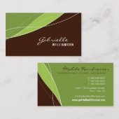 VISITEKAARTJE:: moderne elegantie 10 Visitekaartje (Voorkant / Achterkant)