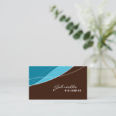VISITEKAARTJE:: moderne elegantie 9 Visitekaartje (Staand voorkant)