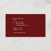 VISITEKAARTJE moderne futuristische trendy (Achterkant)