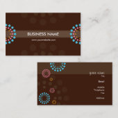 VISITEKAARTJE moderne retro spot (Voorkant / Achterkant)