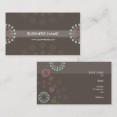 VISITEKAARTJE moderne retro spot (Voorkant / Achterkant)