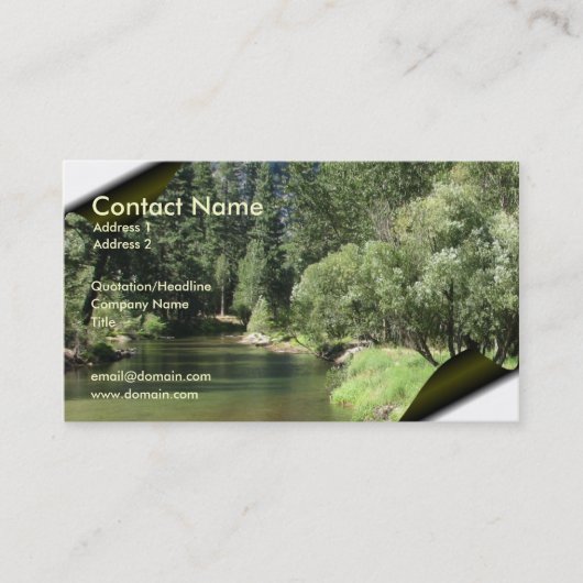 Visitekaartje Moeder Natuur (Voorkant)