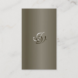 Visitekaartje monogram bruinvissen