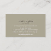 VISITEKAARTJE:: monogram spot1 6L Visitekaartje (Achterkant)