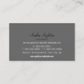 VISITEKAARTJE:: monogram spot1 7L Visitekaartje (Achterkant)