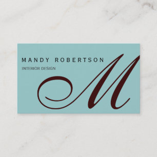 Visitekaartje Monogram Trend Interior Designer