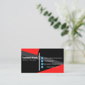 Visitekaartje monster. (Staand voorkant)