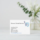 Visitekaartje monster (Staand voorkant)