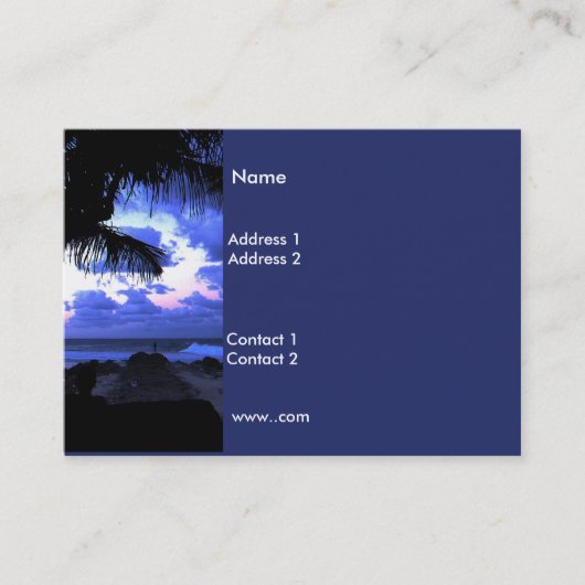 Visitekaartje Moonlight (Voorkant)