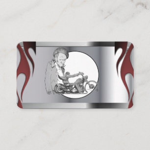 Visitekaartje motorfiets