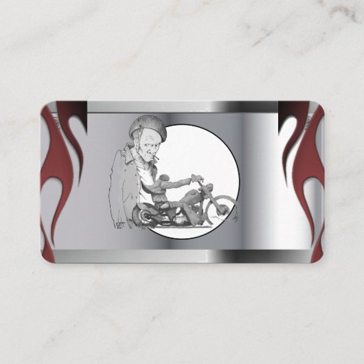 Visitekaartje motorfiets (Voorkant)