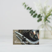 Visitekaartje motorfiets (Staand voorkant)