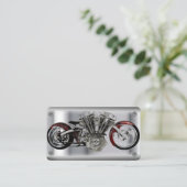 Visitekaartje motorfiets (Staand voorkant)