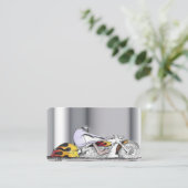 Visitekaartje motorfiets (Staand voorkant)