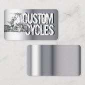 Visitekaartje motorfiets (Voorkant / Achterkant)