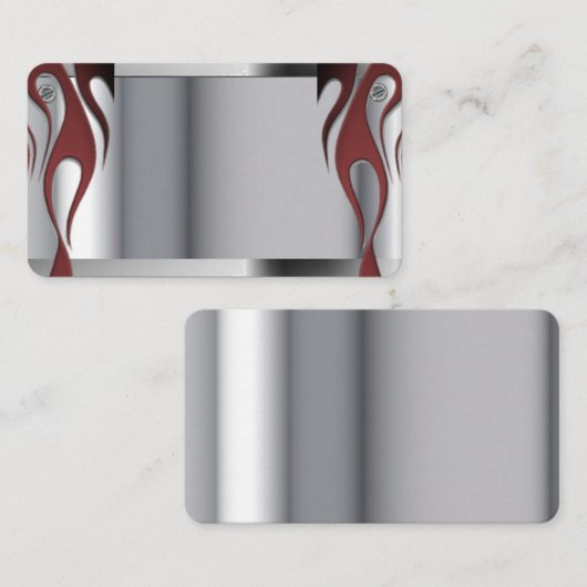 Visitekaartje motorfiets (Voorkant / Achterkant)