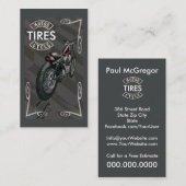 Visitekaartje motorfietsbanden (Voorkant / Achterkant)