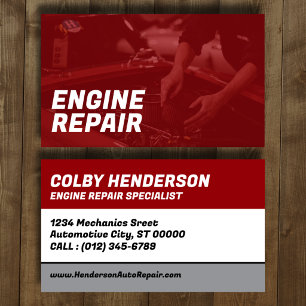Visitekaartje Motorreparatie