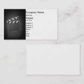 Visitekaartje Movie Clapper (Voorkant / Achterkant)