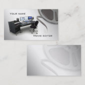 Visitekaartje Movie-editor (Voorkant / Achterkant)