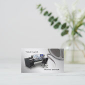 Visitekaartje Movie-editor (Staand voorkant)